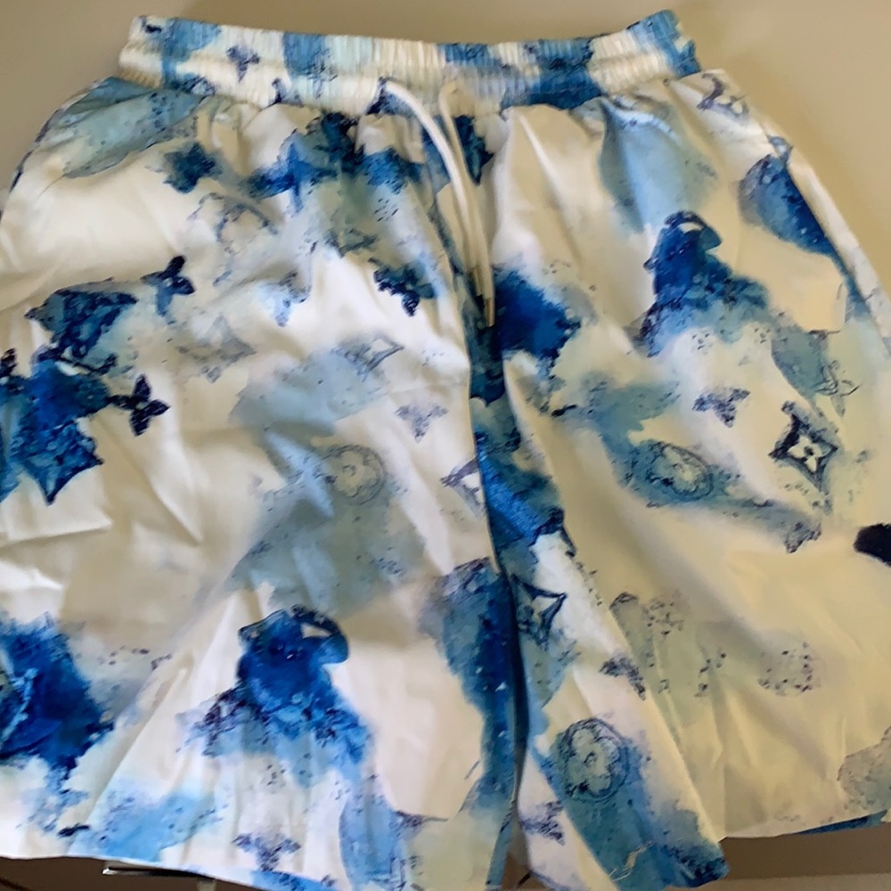 Louis Vuitton water color board shorts